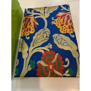 Vintage Luxury Shanghai Tang silk-covered notebook,